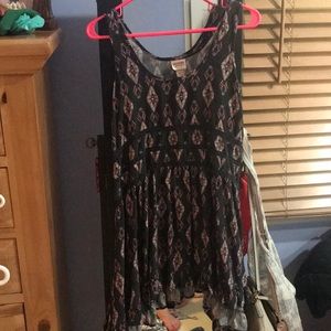 High to Low Shift Dress